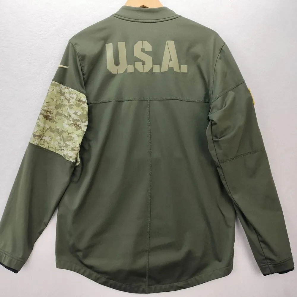 Minnesota Vikings Nike Salute to Service Jacket Men M Camo Military On Field USA